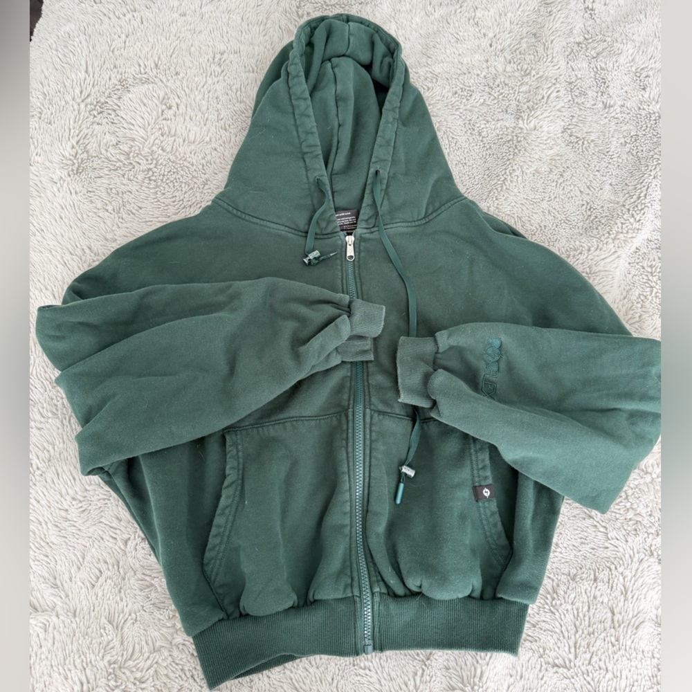 POPFLEX Deep Green Fleece Jacket